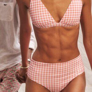 VINEYARD VINES High Waist Bottom Cayman Gingham M